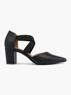 New Block Heel With Elasticated Straps Women Heels·Block Heels