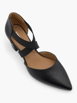 New Block Heel With Elasticated Straps Women Heels·Block Heels