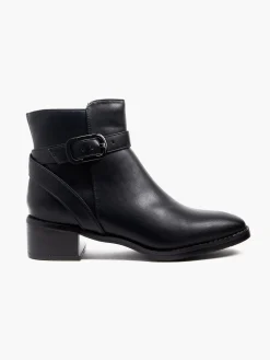 Best Block Heeled Ankle Boot With Buckle Detail Women Sandals·Heeled Sandals|Boots·Ankle Boots
