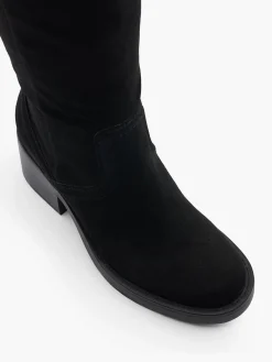 Sale Block Heeled Imi Suede Long Leg Boot Women Boots·Knee High Boots