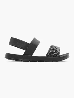 Discount Braided Detail Ankle Strap Sandal Women Sandals·Flat Sandals