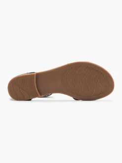 Outlet Braided Sandal with Ankle Strap and Gem Detail Women Sandals·Gladiator Sandals|Sandals·Flat Sandals