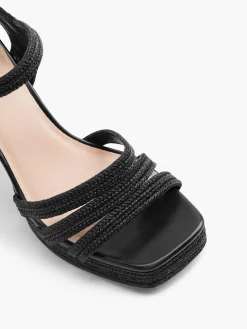 Best Braided Textured Platform Heeled Sandal Women Sandals·Heeled Sandals
