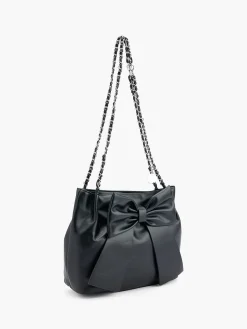 New Bucket Bag with Chain Strap and Bow Detail Women Bags·Handbags