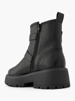 New Chunky Double Buckled Ankle Boot Women Girls School Shoes·Girls Teen School Shoes|All Girls·Teens