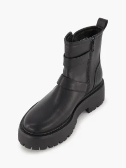 New Chunky Double Buckled Ankle Boot Women Girls School Shoes·Girls Teen School Shoes|All Girls·Teens