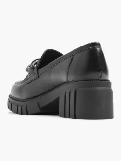 Sale Chunky Heeled Loafer with Chain Detail Women Girls School Shoes·Girls Teen School Shoes|All Girls·Teens