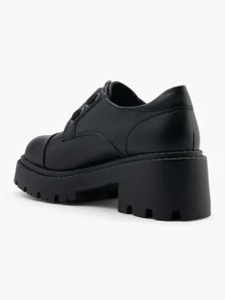 Online Chunky Lace Up and Zipper Detail Loafer Women Girls School Shoes·Girls Teen School Shoes|All Girls·Teens
