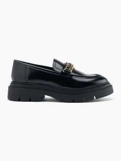 Clearance Chunky Loafer with Chain Detail Women Girls School Shoes·Girls Teen School Shoes|All Girls·Teens