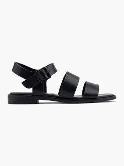 Sale Chunky Strapped Sandal with Ankle Strap Women Sandals·Flat Sandals