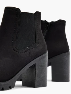 Outlet Chunky Suede Heeled Chelsea Boot Women Boots·Heeled Boots|Boots·Chelsea Boots
