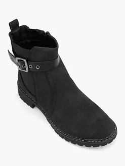 Online Classic Chelsea Boot with Buckle Strap Detail Women Boots·Ankle Boots