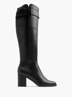 Online Classic Long Leg Boot with Buckle Detail Women Boots·Knee High Boots