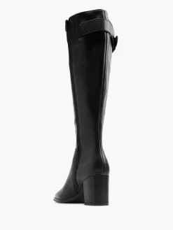 Online Classic Long Leg Boot with Buckle Detail Women Boots·Knee High Boots