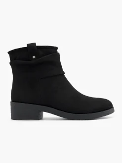 New Classic Ruched Detail Ankle Boot with Zipper Women Boots·Ankle Boots