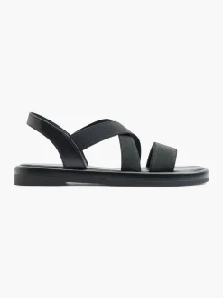 Outlet Cross Strap Elasticated Sandal Women Sandals·Flat Sandals