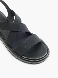 Outlet Cross Strap Elasticated Sandal Women Sandals·Flat Sandals