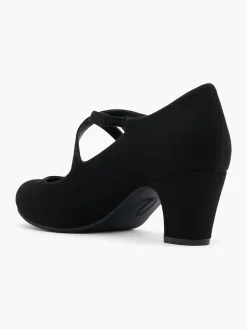 New Cross Strapped Court Shoe Women Heels·Court Heels|Heels·High Heels