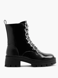 New Diamante Detailed Biker Boot Women Boots·Biker Boots|Boots·Chunky Boots