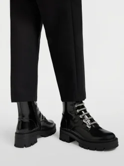 New Diamante Detailed Biker Boot Women Boots·Biker Boots|Boots·Chunky Boots