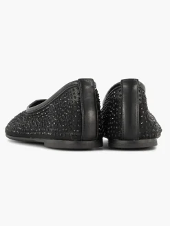 Hot Diamante Mesh Ballerina Women Loafers & Low Shoes·Ballet Pumps