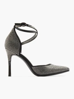 Hot Diamante Stiletto Heel with Ankle Straps Women Heels·High Heels