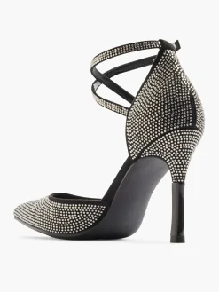 Hot Diamante Stiletto Heel with Ankle Straps Women Heels·High Heels