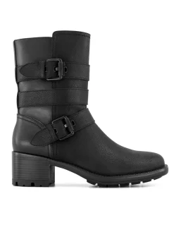 Discount Double Buckled Ankle Boot Women Boots·Ankle Boots