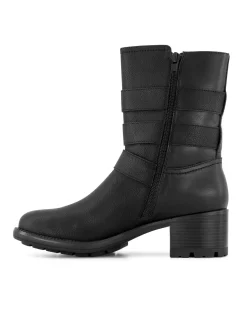 Discount Double Buckled Ankle Boot Women Boots·Ankle Boots