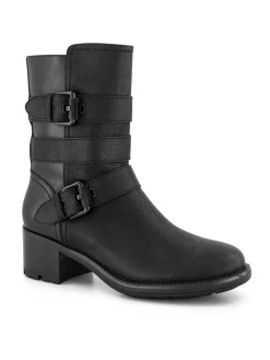 Discount Double Buckled Ankle Boot Women Boots·Ankle Boots