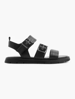 Hot Double Buckled Flat Sandal Women Sandals·Flat Sandals