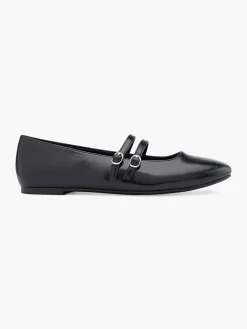 Double Strapped Ballerina Women Girls School Shoes·Girls Teen School Shoes|All Girls·Teens