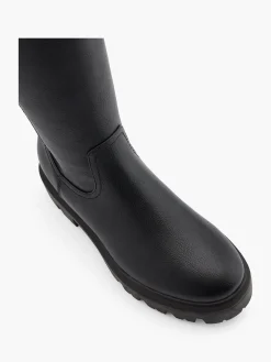 Elasticated Back Chunky Soled Boot Women Boots·Knee High Boots