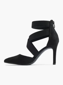 Clearance Elasticated Cross Over High Heel Women Heels·High Heels