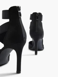 Clearance Elasticated Cross Over High Heel Women Heels·High Heels
