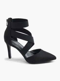 Clearance Elasticated Cross Over High Heel Women Heels·High Heels