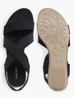 Sale Elasticated Strappy Sandals Women Sandals·Flat Sandals