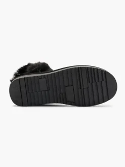 Clearance Faux Fur Ankle Boot with Buckle Detail Women Boots·Winter Boots|Boots·Faux Fur Lined Boots