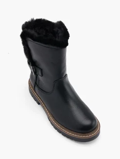Clearance Faux Fur Lined Buckled Ankle Boot Women Boots·Ankle Boots