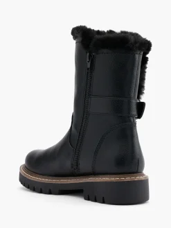 Clearance Faux Fur Lined Buckled Ankle Boot Women Boots·Ankle Boots