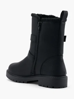 Clearance Faux Fur Lined Double Buckle Ankle Boot Women Boots·Ankle Boots