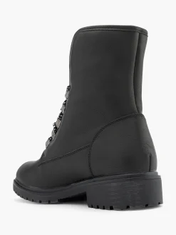 New Faux Fur Lined Lace Up Ankle Boot Women Boots·Faux Fur Lined Boots|Boots·Hiker Style Boots