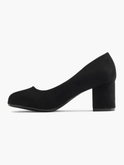 Best Faux Suede Block Heel Shoe Women Heels·Court Heels|Heels·High Heels