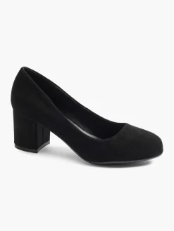 Best Faux Suede Block Heel Shoe Women Heels·Court Heels|Heels·High Heels