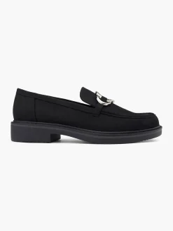 Clearance Faux Suede Loafer with Metallic Trim Women Girls School Shoes·Girls Teen School Shoes|All Girls·Teens
