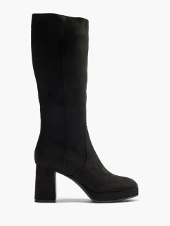 Online Faux Suede Platform Heeled Long Leg Boot Women Boots·Heeled Boots|Boots·Knee High Boots