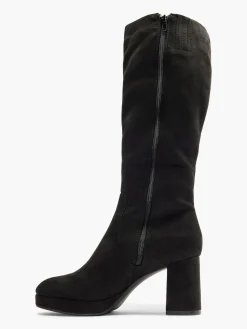 Online Faux Suede Platform Heeled Long Leg Boot Women Boots·Heeled Boots|Boots·Knee High Boots