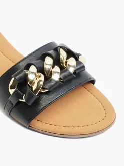 Hot Flat Sandal with Chain Detail Women Sandals·Flat Sandals