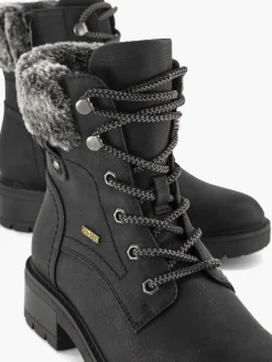 Hot Fur Lined Lace Up Boot Women Boots·Winter Boots|Boots·Faux Fur Lined Boots