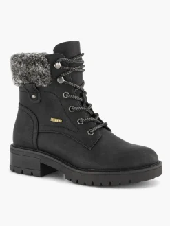 Hot Fur Lined Lace Up Boot Women Boots·Winter Boots|Boots·Faux Fur Lined Boots